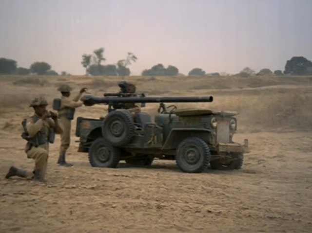 1954 Mahindra CJ-3B RCL w/ M40 recoilless rifle