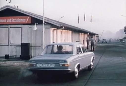 1969 Audi 100 C1 F104 in Tatort Taxi nach Leipzig Movie made for TV 