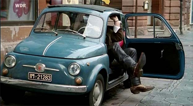 Fiat 500 Pop Blue. 1961 Fiat 500 D [110D]