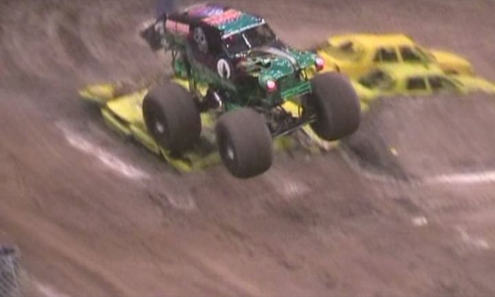 Custom Made Monster Truck 'Grave Digger' bodied as 1950 Chevy Panel Truck