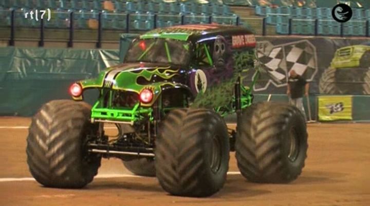 Custom Made Monster Truck 'Grave Digger' bodied as 1950 Chevy Panel Truck