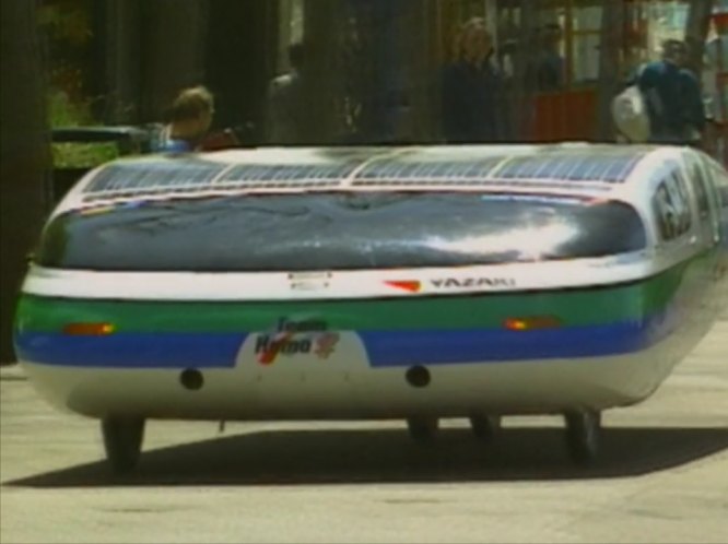 Yazaki Solar-powered race car