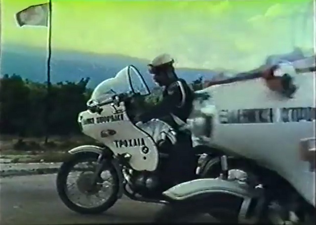 1973 BMW R 75/5 Police Gläser Monza