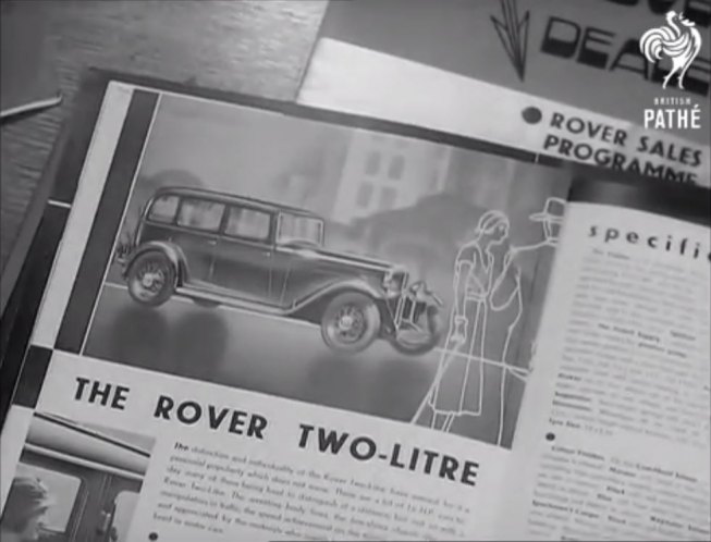 1931 Rover 2 Litre Light Six