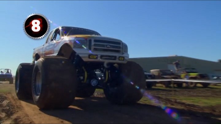 Custom Made Monster Truck bodied as Ford F-Series Super Duty