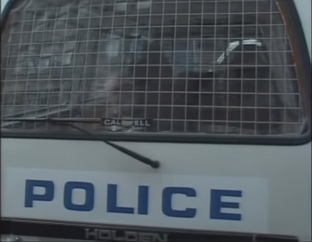 Holden Shuttle Police Van