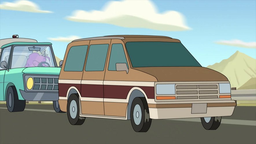 1987 Dodge Caravan (with a 1991-95 rear end)