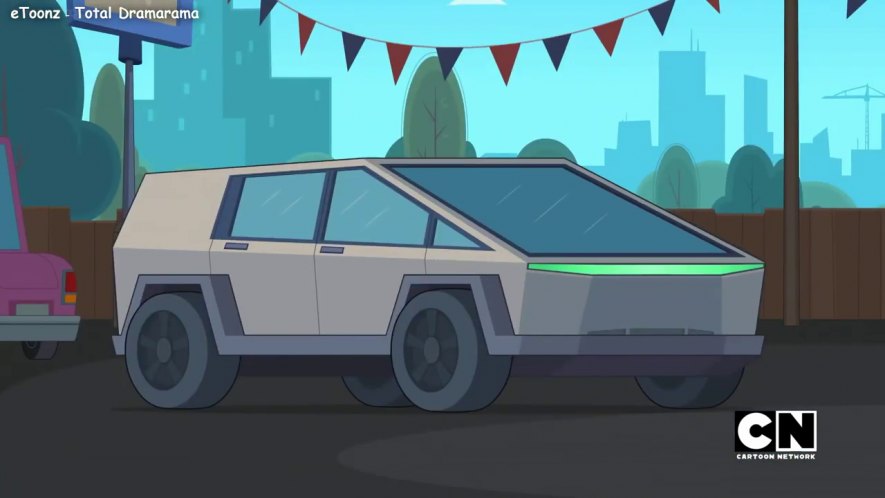 2019 Tesla Cybertruck Drawn as SUV 'Cinder Block'