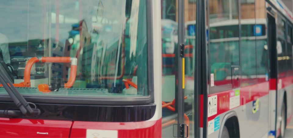 Hino Blue Ribbon Hybrid Tokyu Bus