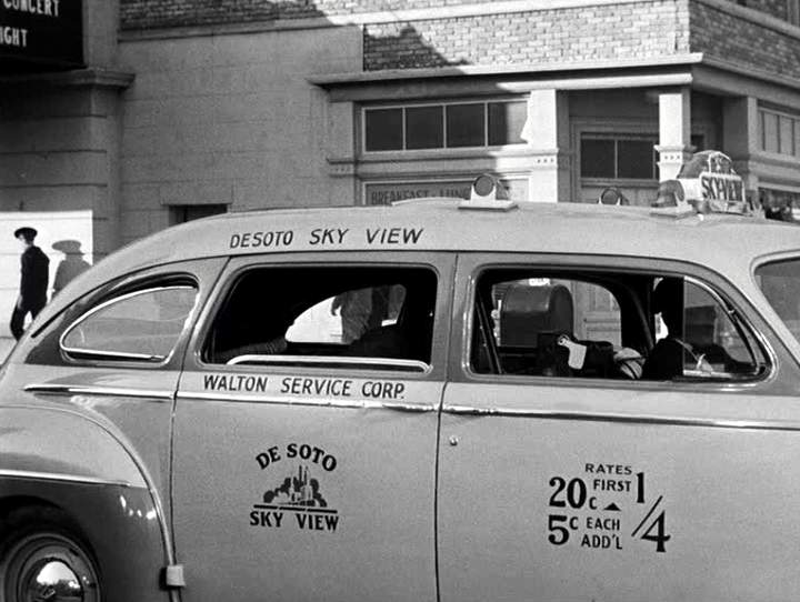 1942 De Soto De Luxe 7-Passenger Sky-View Taxicab Waters Manufacturing [S-10]