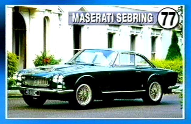 1963 Maserati Sebring Series I