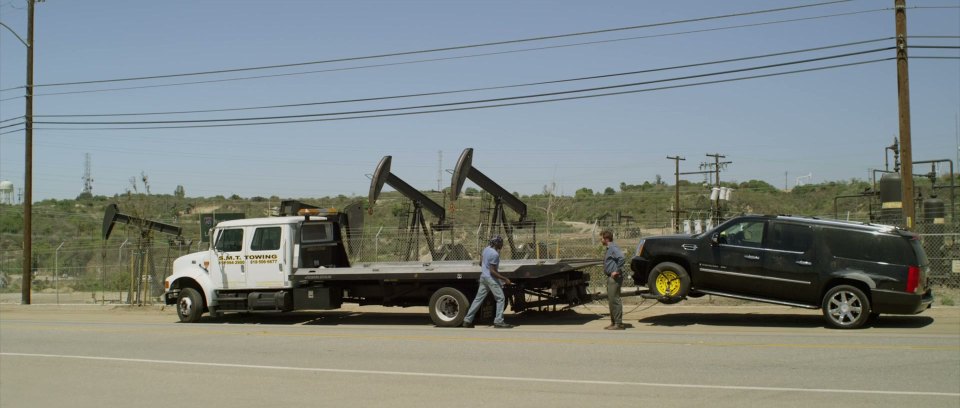 2001 International 4700 DT 466 Crew Cab Jerr-Dan