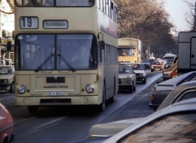 1982 MAN SD 200 Waggon Union BVG Wagen 1834 [SD81]